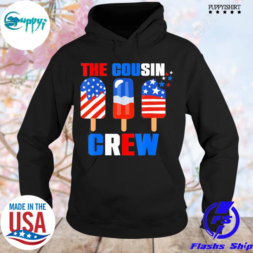 Premium 4th of july the cousin crew usa American flag popsicle s hoodie