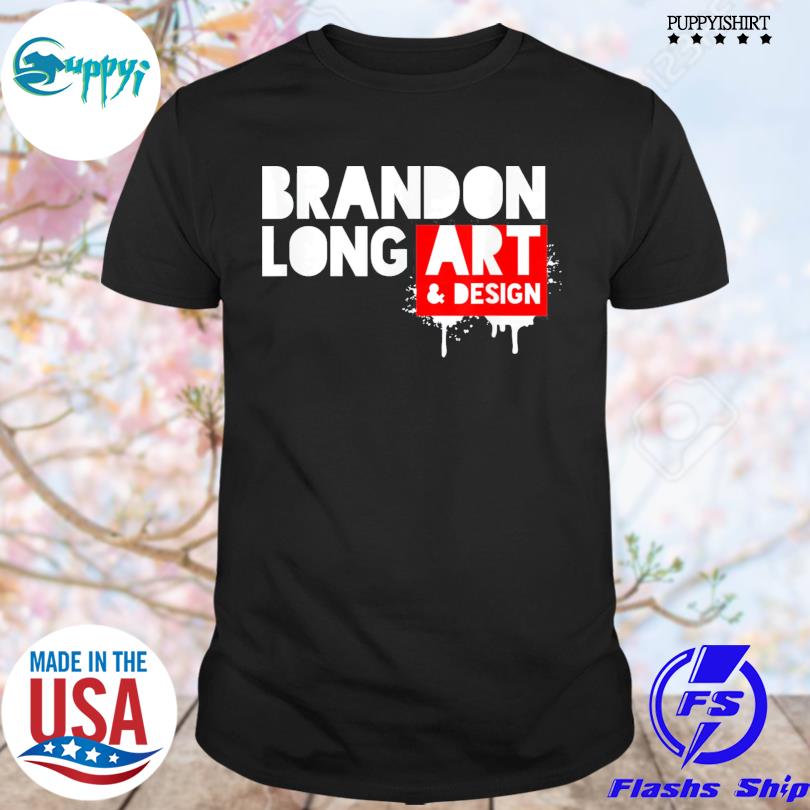 Brandon Long Art & Design Red Stencil Shirt