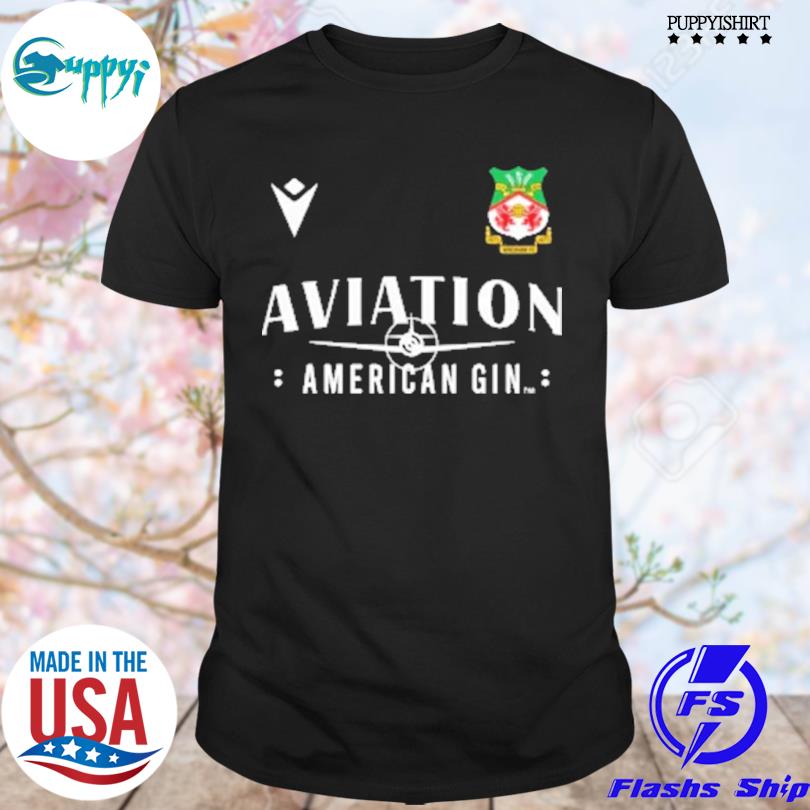 Awesome wrexham aviation American gin 2022 shirt