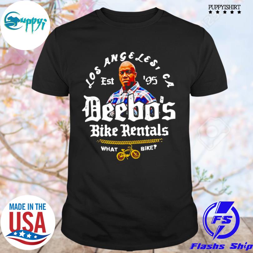 Official deebo’s bike rentals what bike Los Angeles shirt