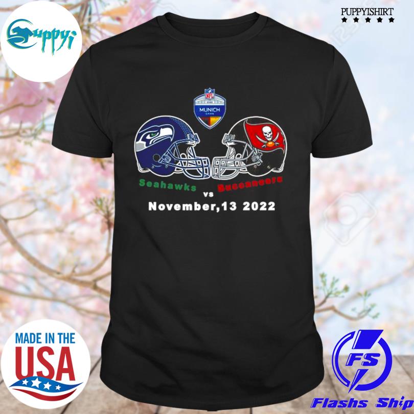 Official seahawks vs Buccaneers NFL 2022 Munich game matchup shirt